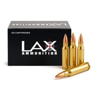 LAX Ammunition 223 Remington Ammo- 62 Gr Full Metal Jacket (FMJ), 50 rounds, Remanufactured