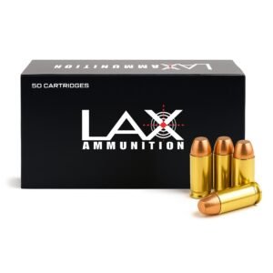 LAX Ammunition 40 Smith & Wesson Ammo- 180 Gr RNFP, 50 rounds, Remanufactured
